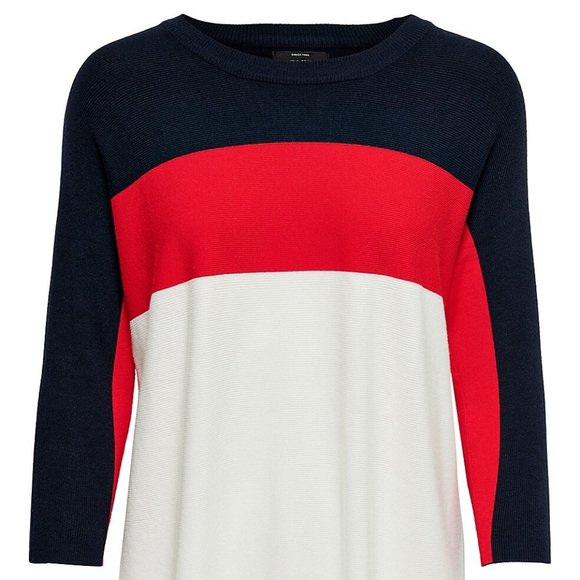 ONLY COLOUR BLOCK HIGH-LOW PULLOVER KNIT - Picture 4 of 6